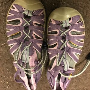 Keen kids water proof water shoes size 1.